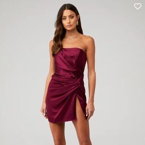 Sau Lee Burgundy Hester Dress / Size 0